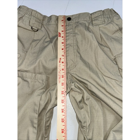5.11 Tactical Series Ripstop Tan Mens 36/34 Cargo Pants Stretch Waist - Picture 6 of 8